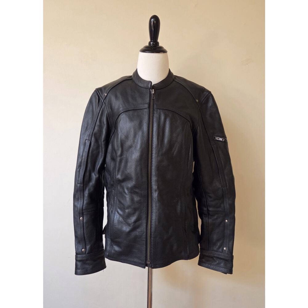 Z1R Women's Leather 243 Jacket Black Motorcycle‎ US Large